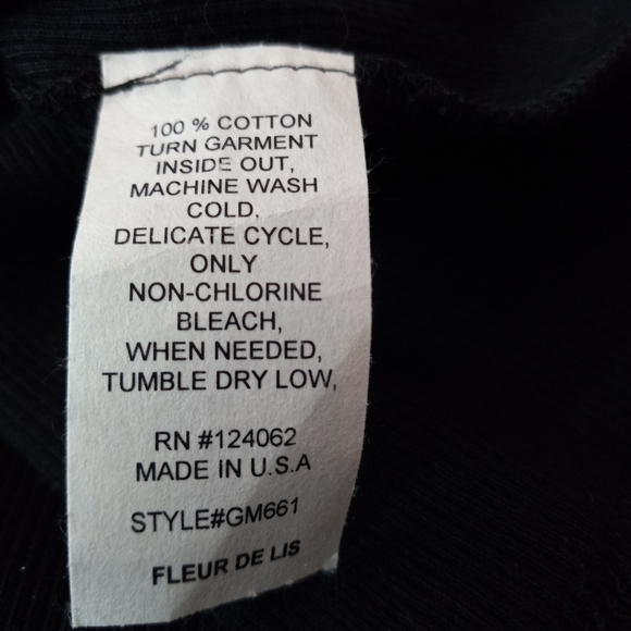 Y2K Fleur De Lis Rhinestone Mcbling Long Sleeve Shirt - Picture 9 of 9